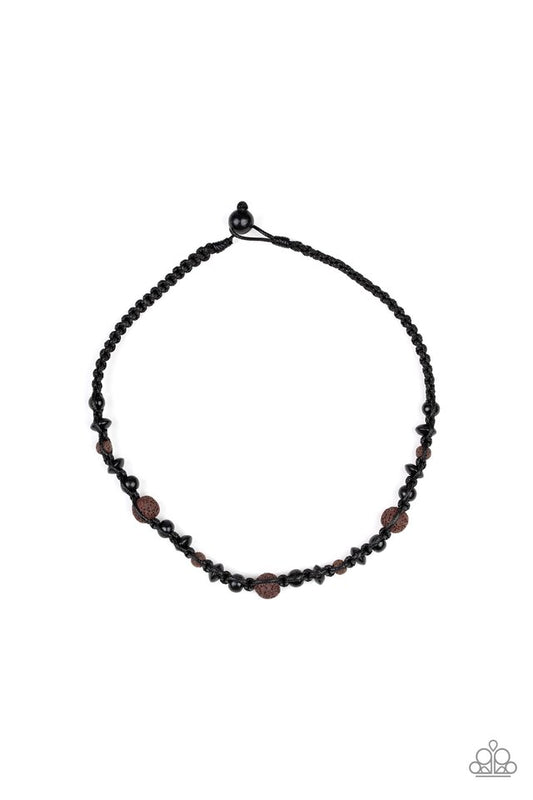 Shark Baiter - Brown - Paparazzi Necklace Image