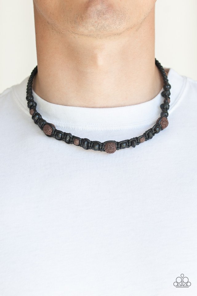 Shark Baiter - Brown - Paparazzi Necklace Image