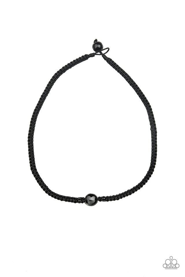 Go Climb A Mountain - Black - Paparazzi Necklace Image