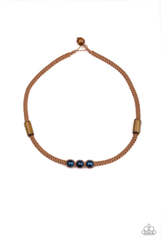 Honolulu Hustler - Blue - Paparazzi Necklace Image