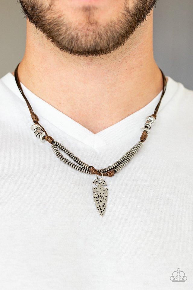Off With His ARROWHEAD - Brown - Paparazzi Necklace Image