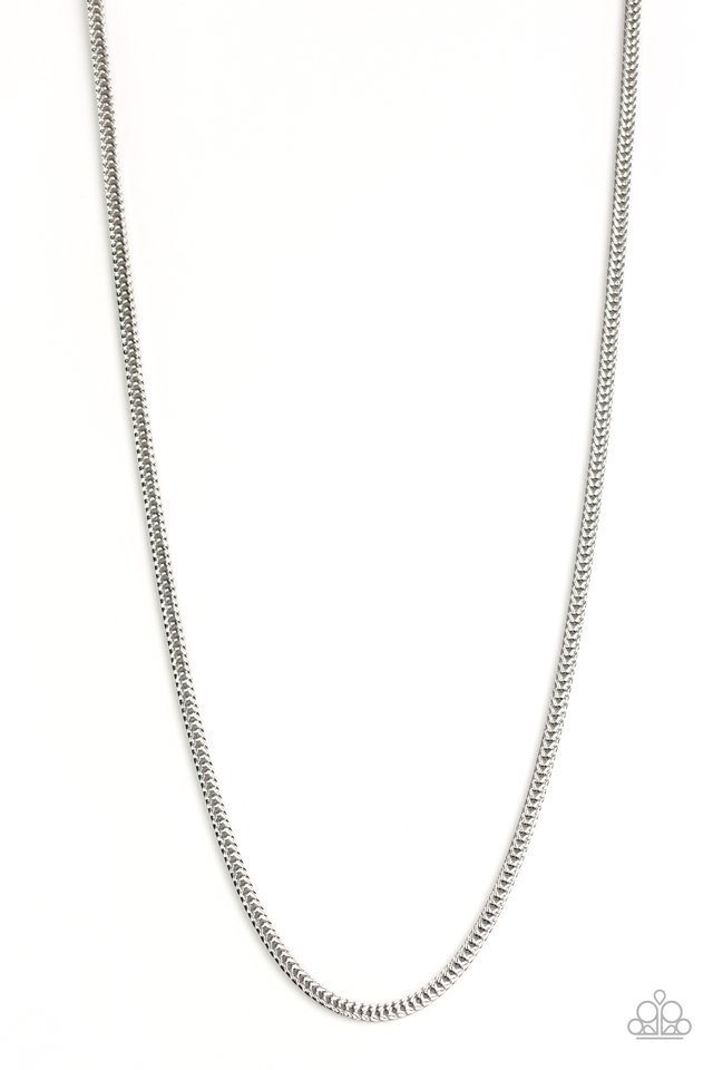 Killer Crossover - Silver - Paparazzi Necklace Image