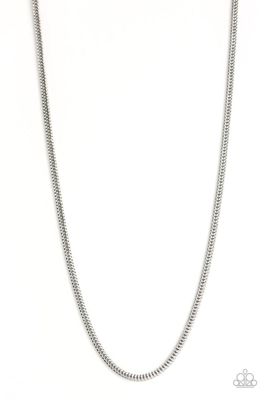 Killer Crossover - Silver - Paparazzi Necklace Image