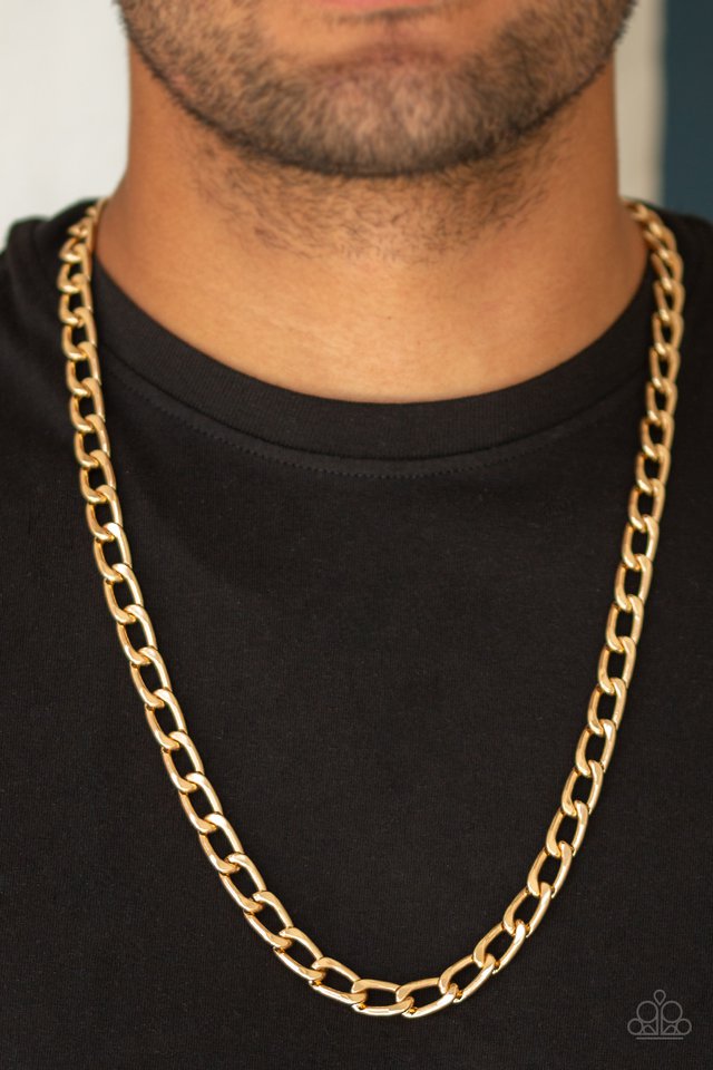 Big Win - Gold - Paparazzi Necklace Image