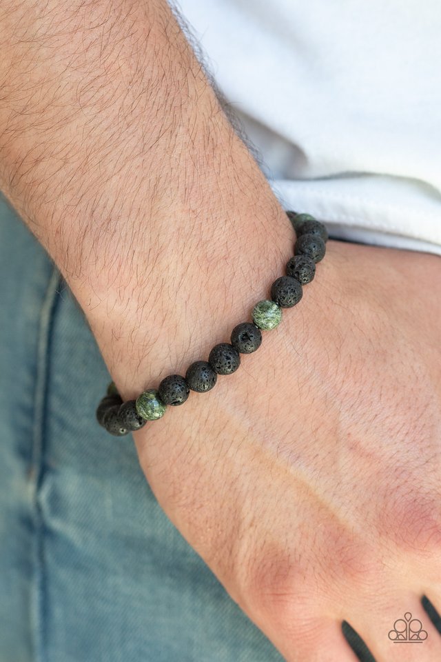 Enlivened - Green - Paparazzi Bracelet Image