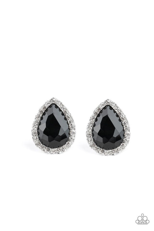 Dare To Shine - Black - Paparazzi Earring Image