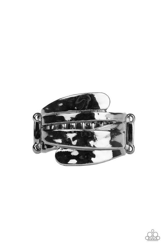 Behind The SHEEN - Black - Paparazzi Ring Image