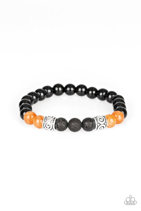 Proverb - Orange - Paparazzi Bracelet Image