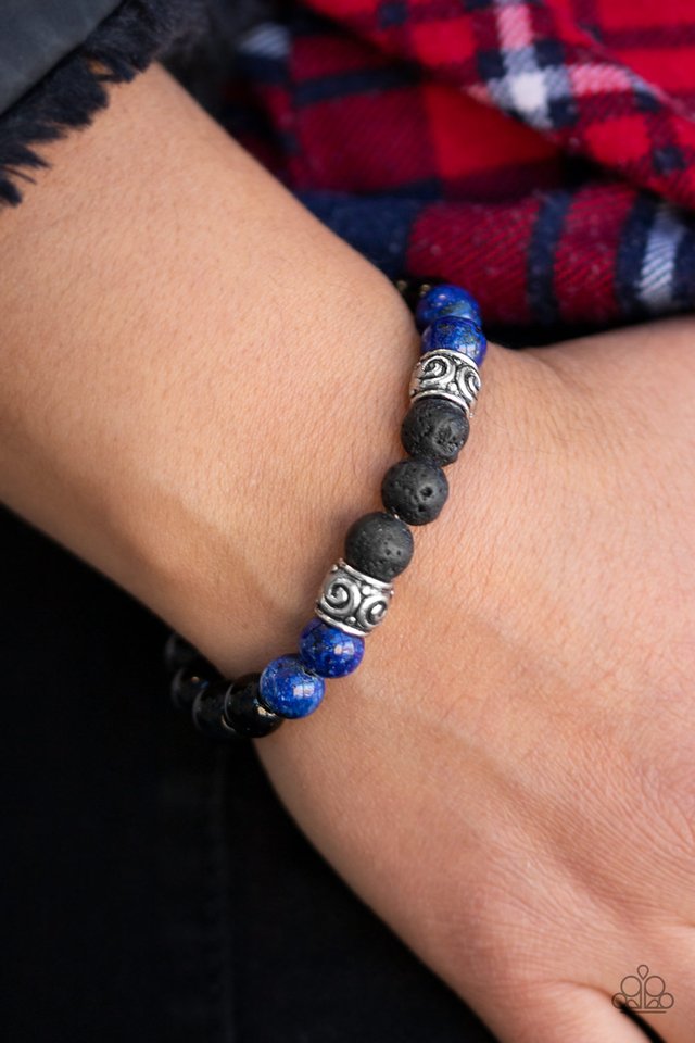 Proverb - Blue - Paparazzi Bracelet Image