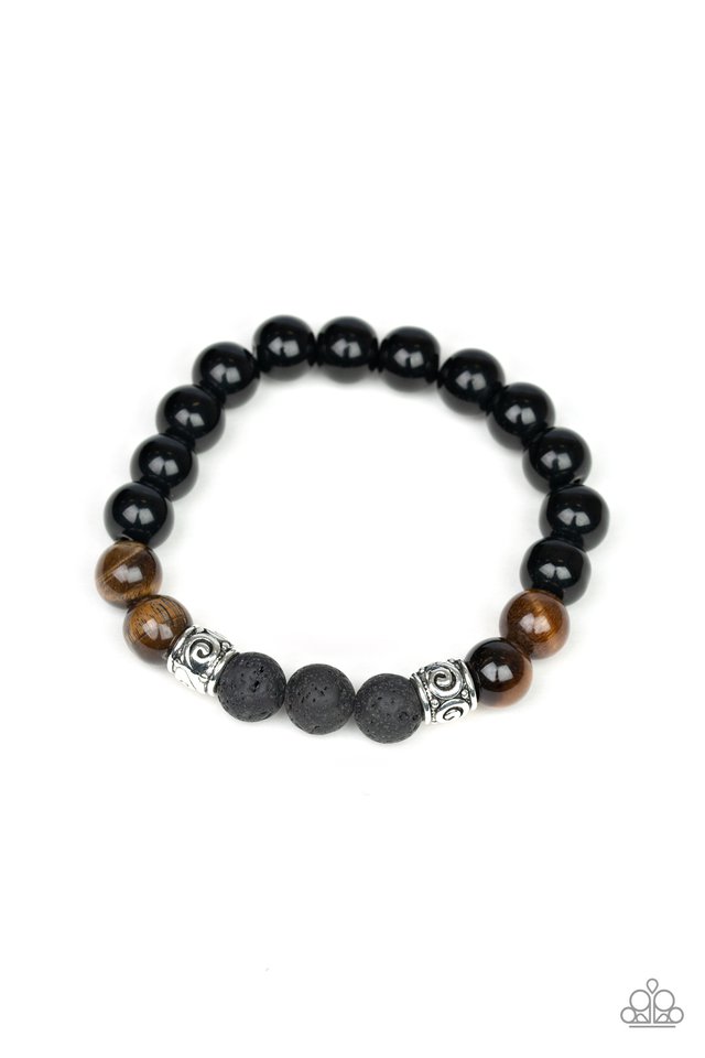 Mantra - Brown - Paparazzi Bracelet Image