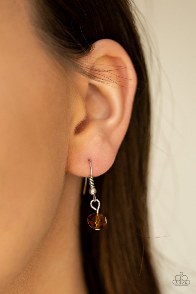 Dare to Dazzle - Brown - Paparazzi Necklace Image