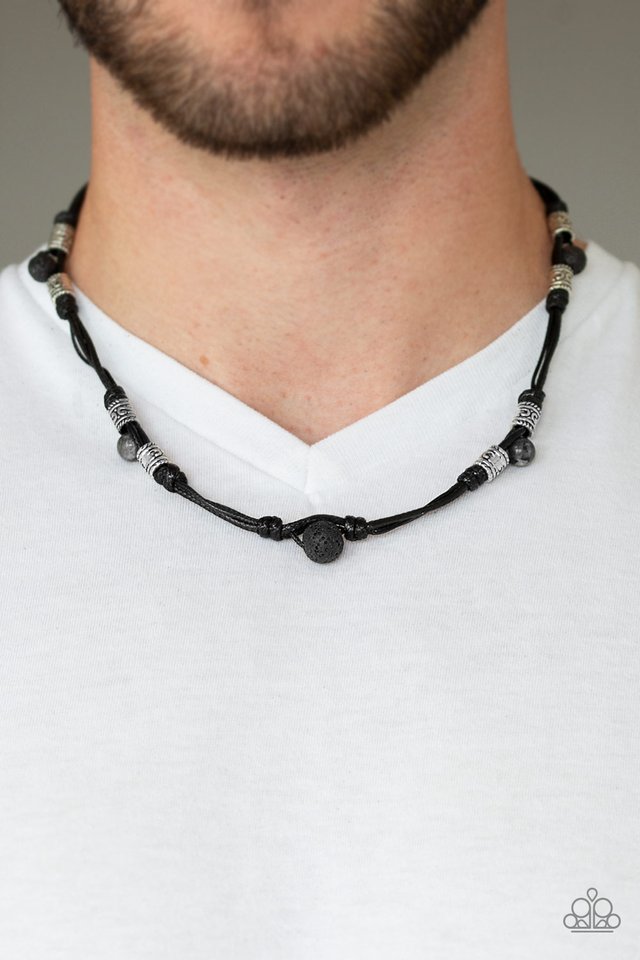 Tiki Throwback - Black - Paparazzi Necklace Image
