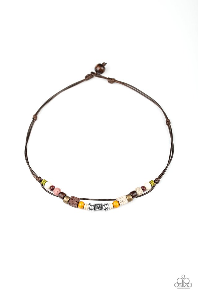 Beach Quest - Multi - Paparazzi Necklace Image