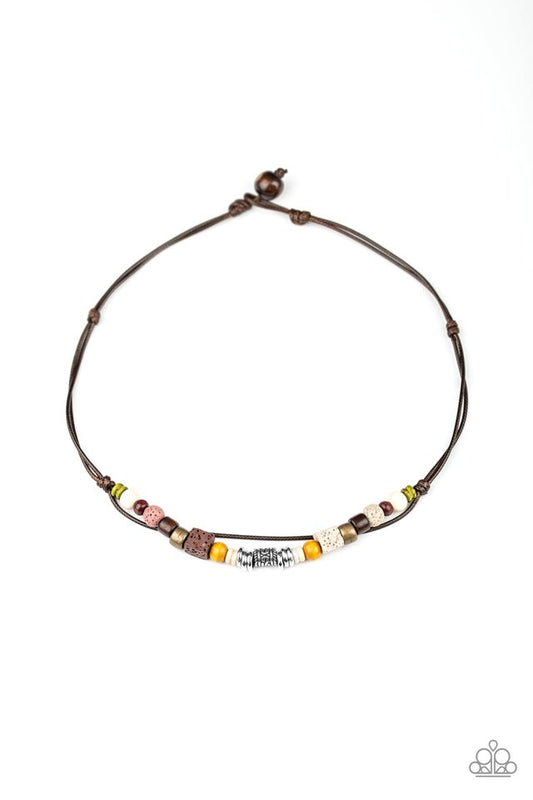 Beach Quest - Multi - Paparazzi Necklace Image