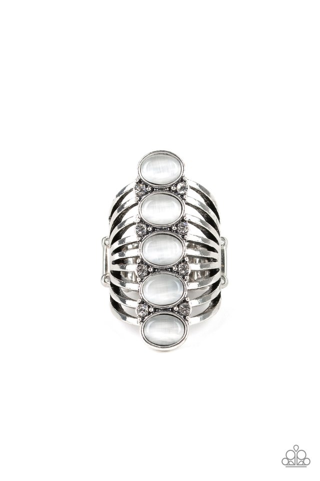 BLING Your Heart Out - White - Paparazzi Ring Image