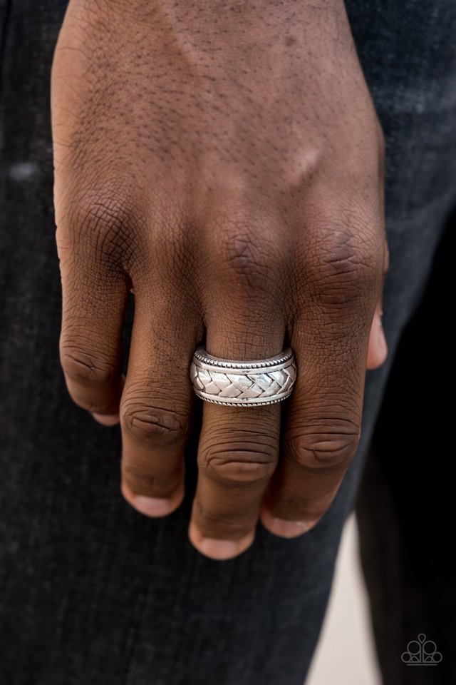 Field Artillery - Silver - Paparazzi Ring Image