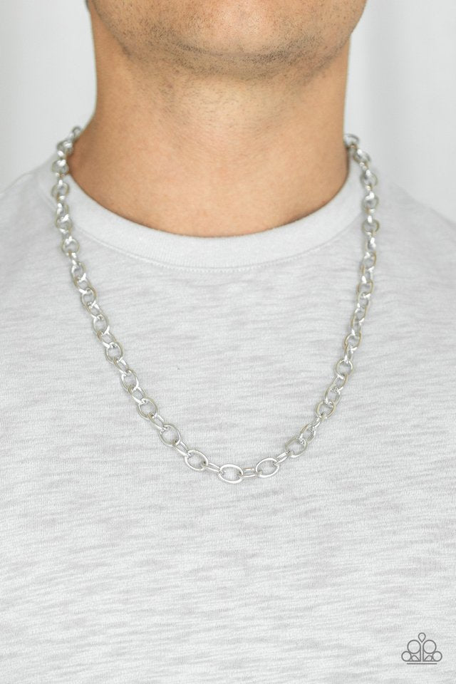 Courtside Seats - Silver - Paparazzi Necklace Image