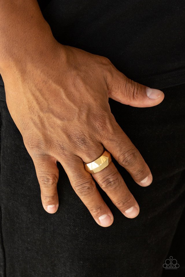 Industrial Mechanic - Gold - Paparazzi Ring Image