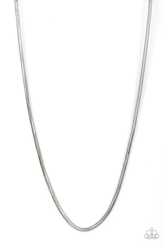 Victory Lap - Silver - Paparazzi Necklace Image