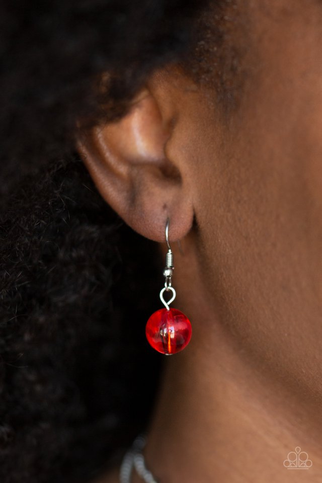 Beach Glam - Red - Paparazzi Necklace Image