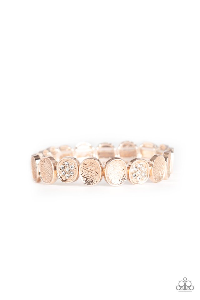 Dainty Queen - Rose Gold - Paparazzi Bracelet Image