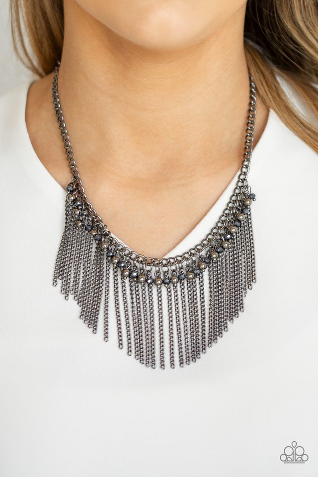 Divinely Diva - Blue - Paparazzi Necklace Image