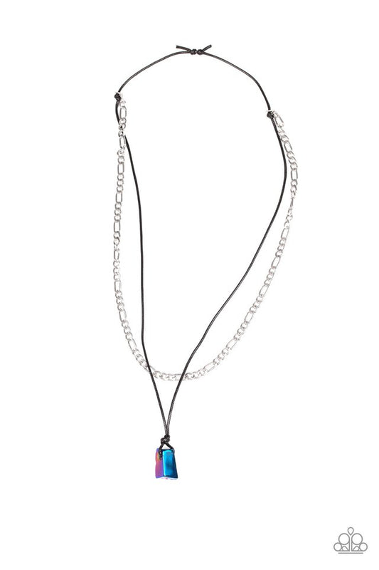 Lookin Slick - Blue - Paparazzi Necklace Image