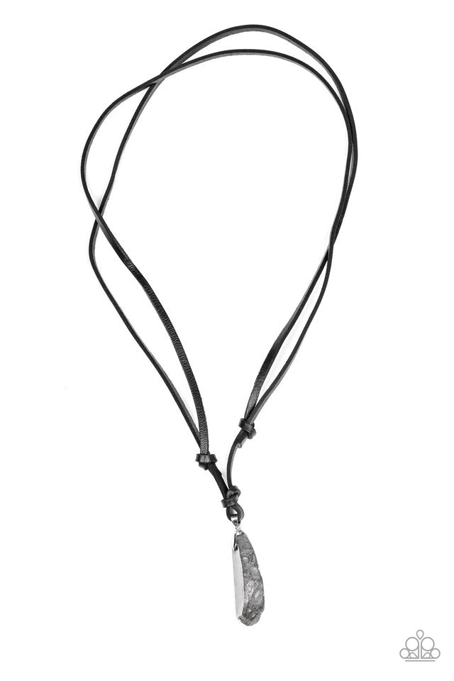 Am I METEORITE? - Silver - Paparazzi Necklace Image
