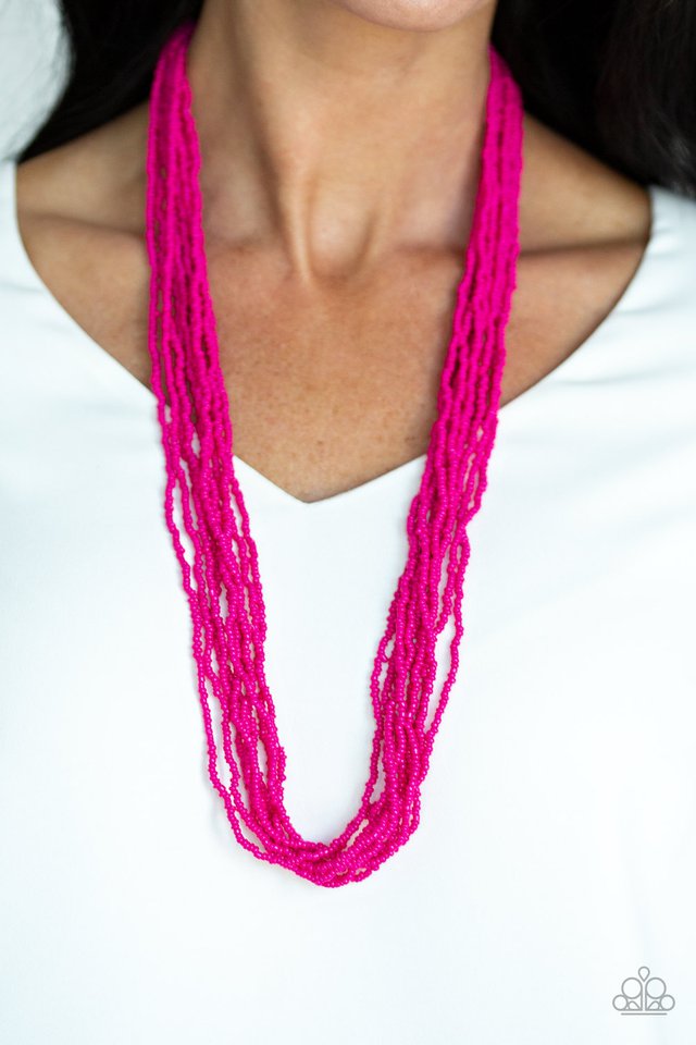 Congo Colada - Pink - Paparazzi Necklace Image