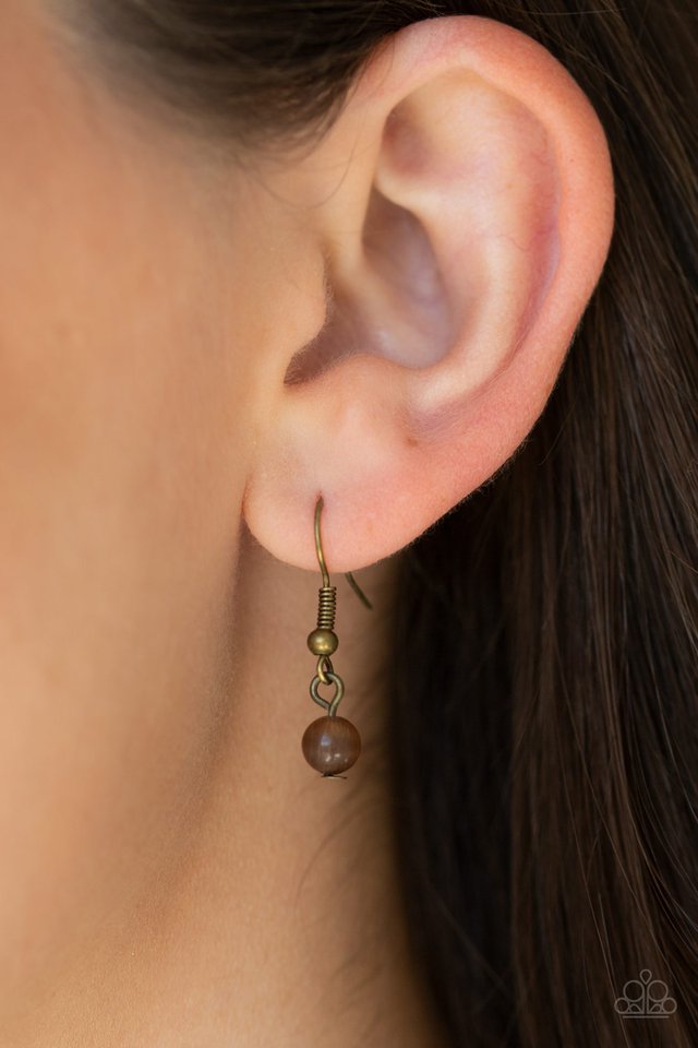 East Coast Elixir - Brown - Paparazzi Necklace Image