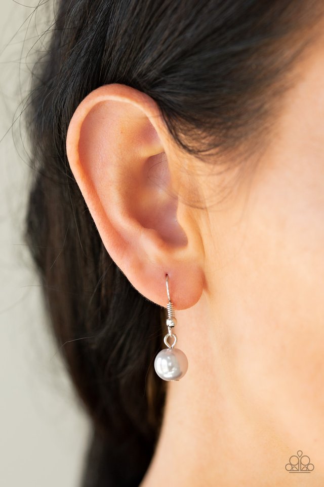 Fine Florals - Silver - Paparazzi Necklace Image