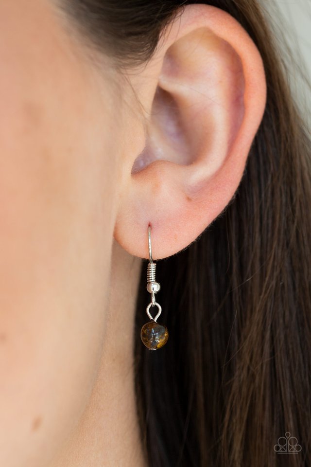 Solar Beam - Brown - Paparazzi Necklace Image