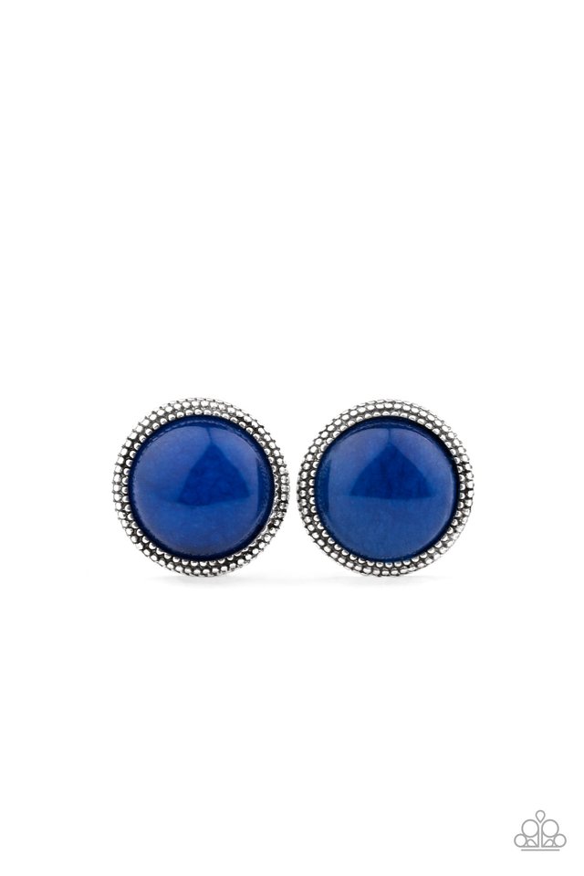 Desert Dew - Blue - Paparazzi Earring Image