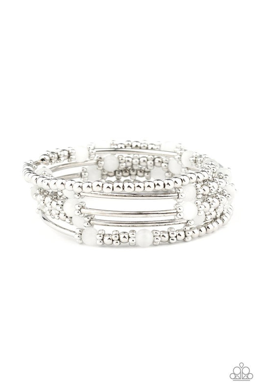 Colorful Charisma - White - Paparazzi Bracelet Image