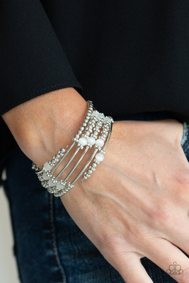 Colorful Charisma - White - Paparazzi Bracelet Image