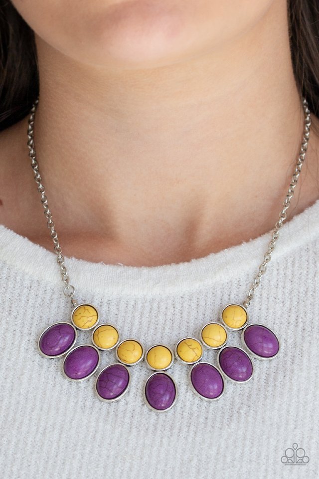 Environmental Impact - Purple - Paparazzi Necklace Image
