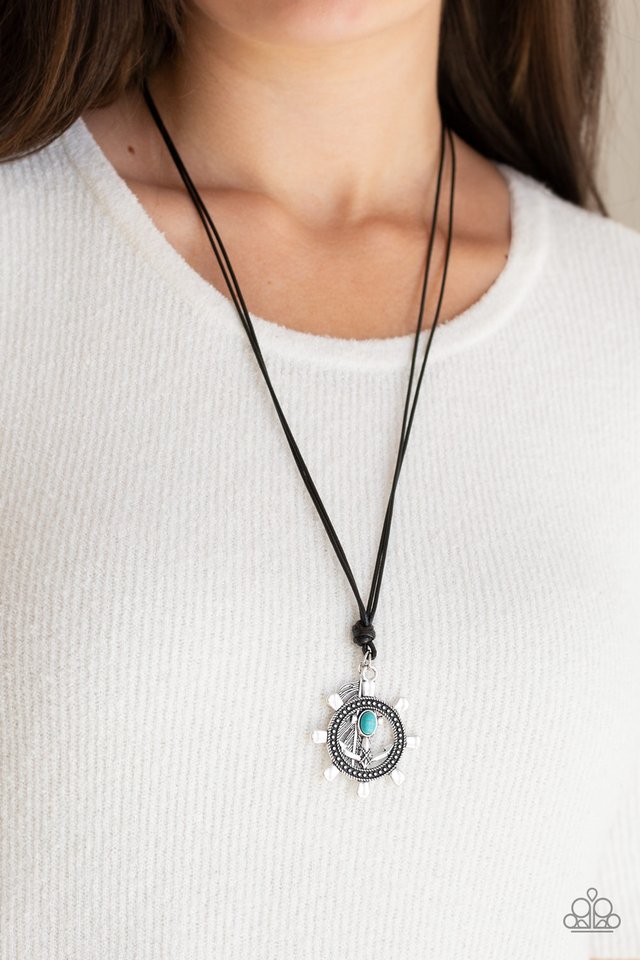 Sea Bird - Blue - Paparazzi Necklace Image