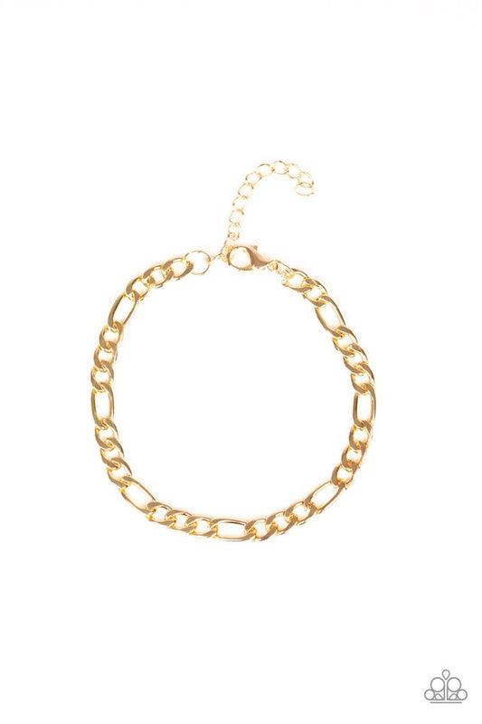 Roll Call - Gold - Paparazzi Bracelet Image