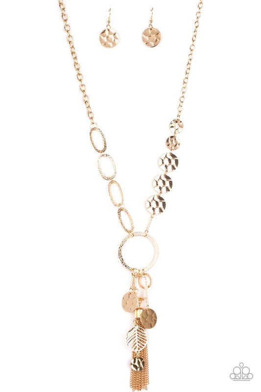 Trinket Trend - Gold - Paparazzi Necklace Image