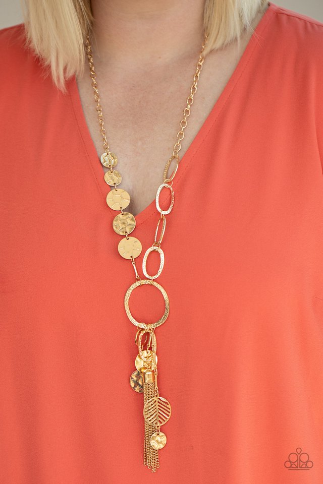 Trinket Trend - Gold - Paparazzi Necklace Image