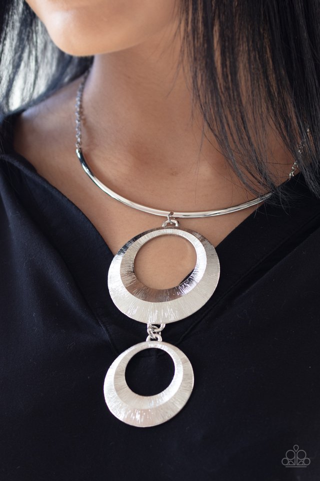 Egyptian Eclipse - Silver - Paparazzi Necklace Image
