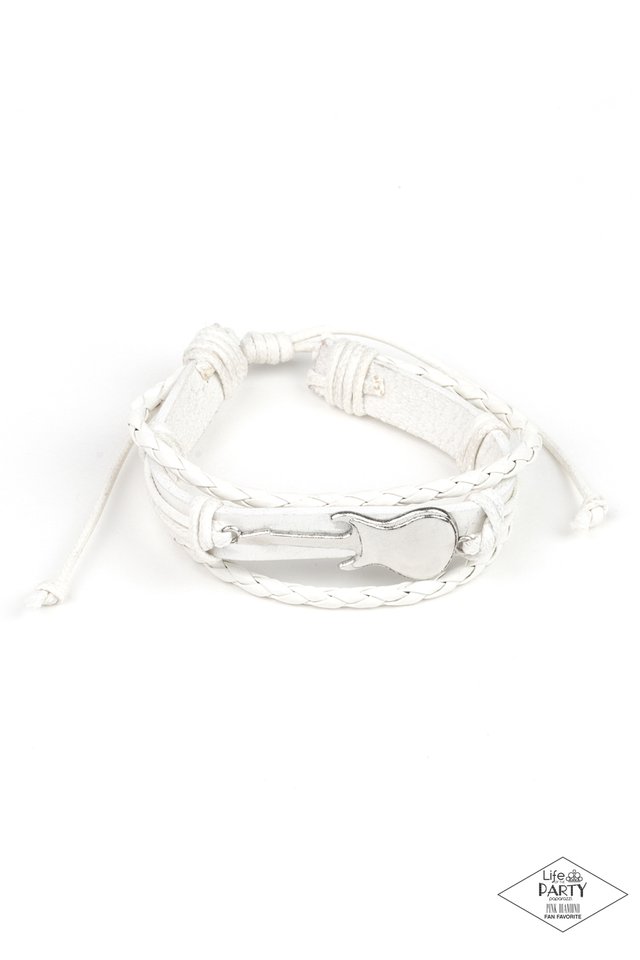 Paparazzi Bracelet ~ Lead Guitar - White
