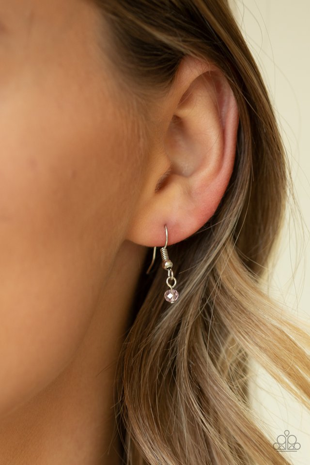 Dainty Demure - Pink - Paparazzi Necklace Image