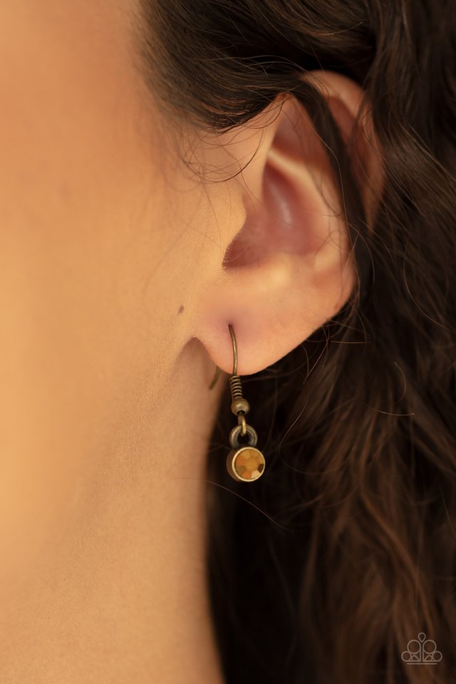 Infinite Impact - Brass - Paparazzi Necklace Image