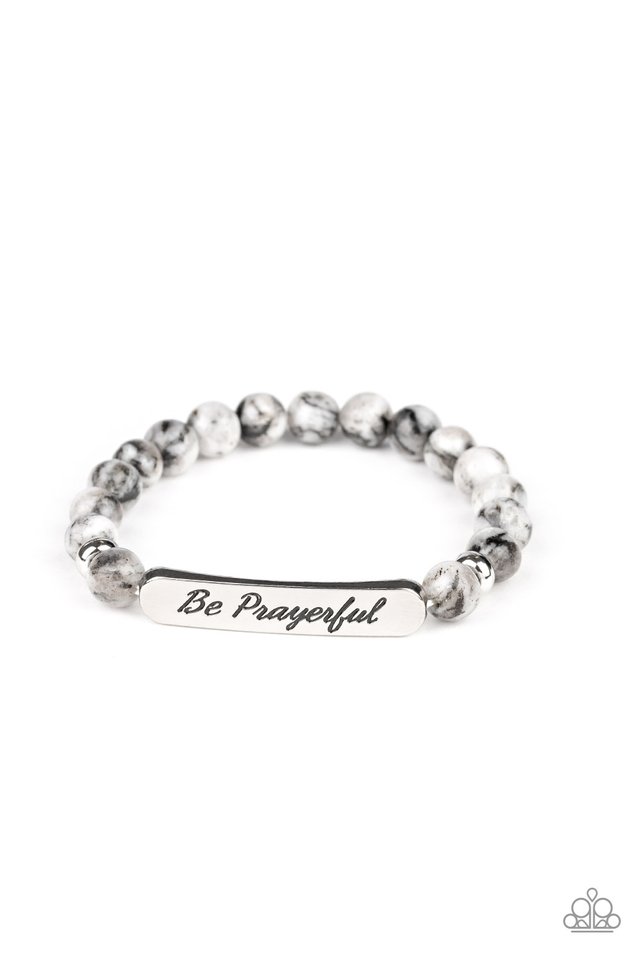 Be Prayerful - Black - Paparazzi Bracelet Image