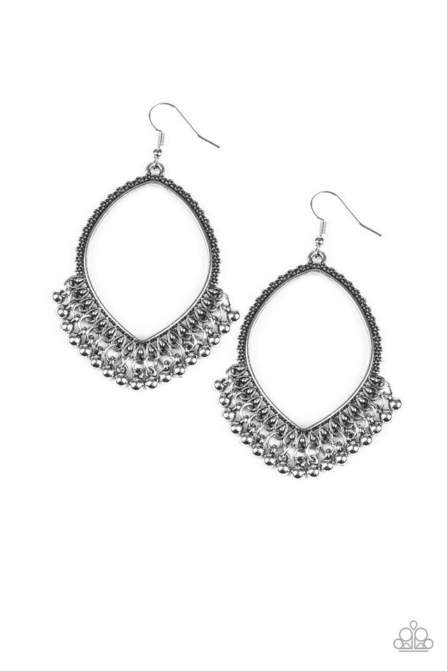 Heirloom Harmony - Silver - Paparazzi Earring Image