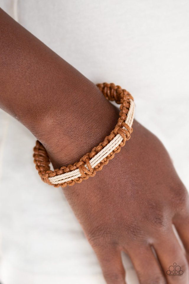Urban Outing - Brown - Paparazzi Bracelet Image