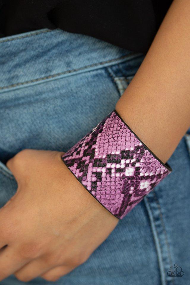 Paparazzi Bracelet ~ The Rest Is HISS-tory - Purple
