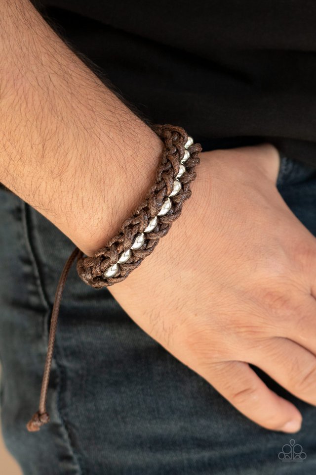 Motor Pool - Brown - Paparazzi Bracelet Image