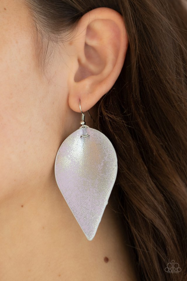 Enchanted Shimmer - Purple - Paparazzi Earring Image